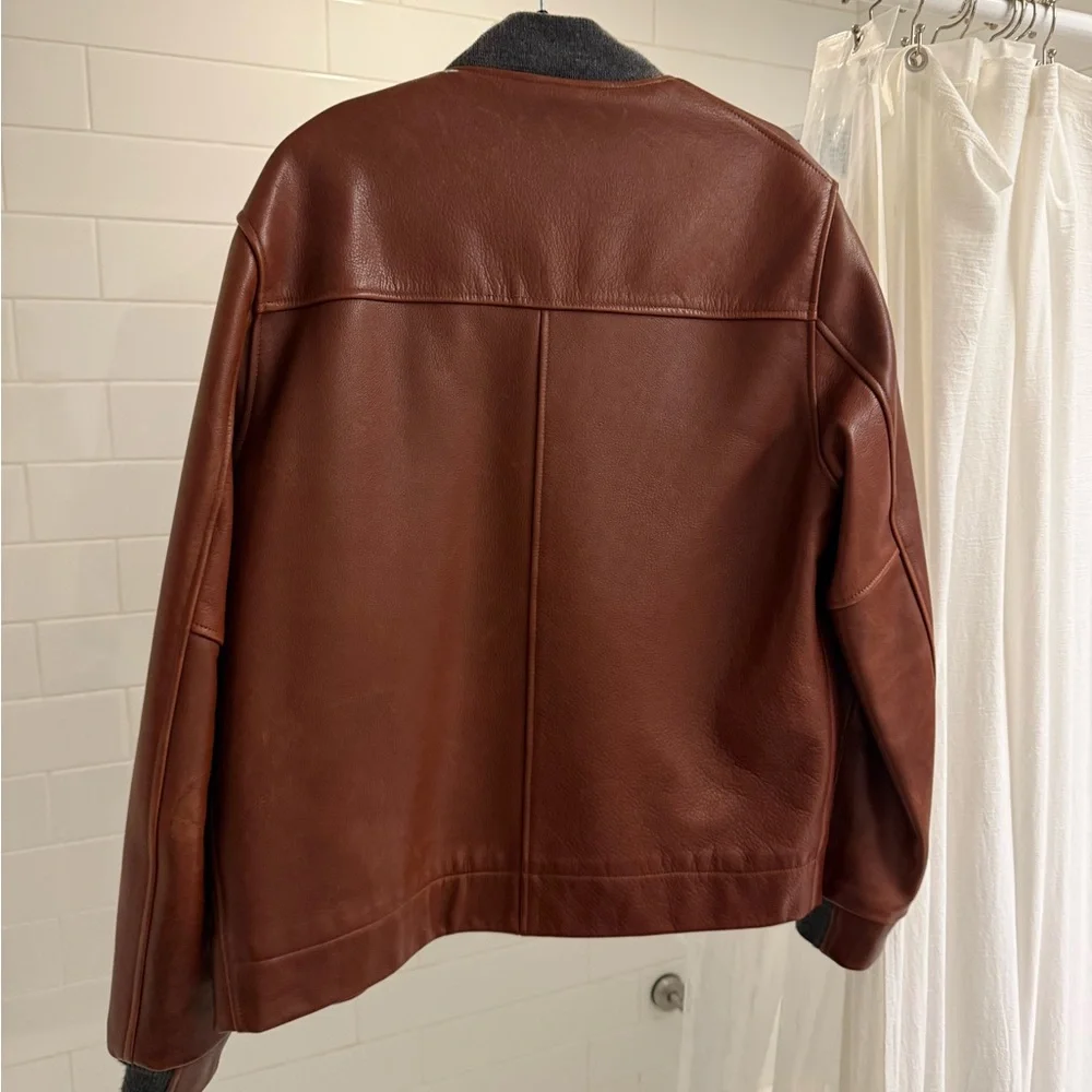 Taylor Stitch leather bomber jacket - Picture 3 of 13
